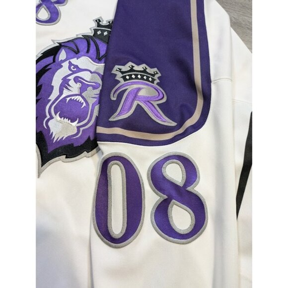 Vintage Reading Royals Pro 58 ECHL SP Hockey Jersey Fight Strap White 08 - Picture 6 of 12
